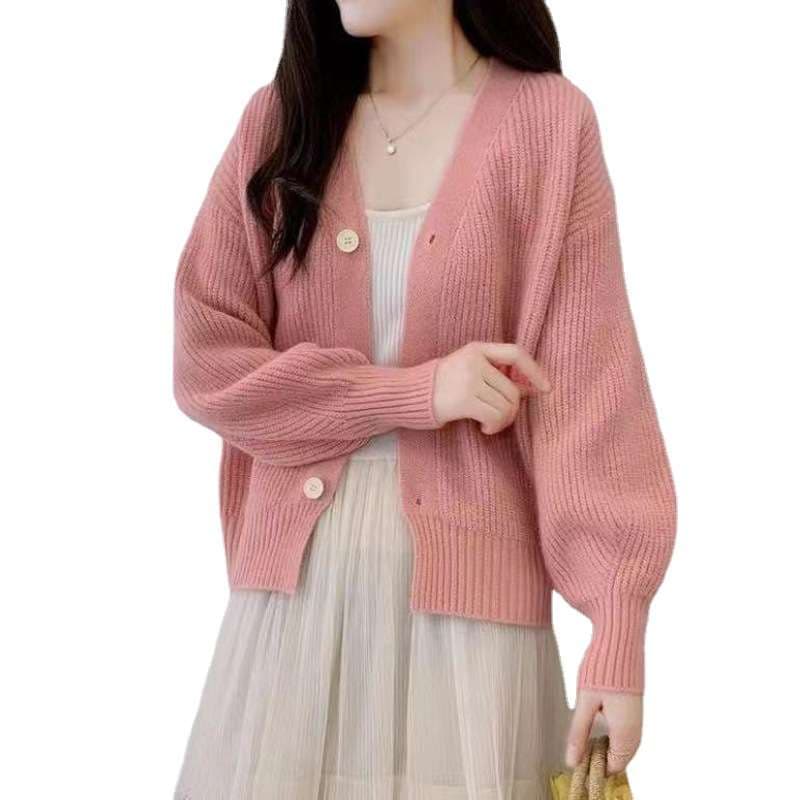 ピンクコーデ ふんわり 優美なリブ編み やわらか 羽織り 着回し きれいめ 上品 フェミニン カジュアル ピンク カーディガン ピンクコーデ