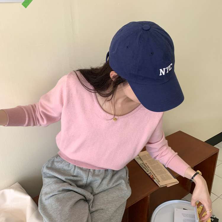ピンクコーデ ふわもこ着心地のニットセーター