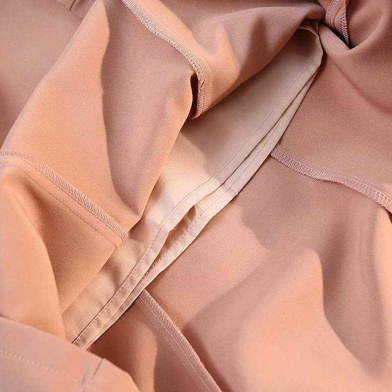 ピンクコーデ マーメイド 切替 フレア ピンクスカート